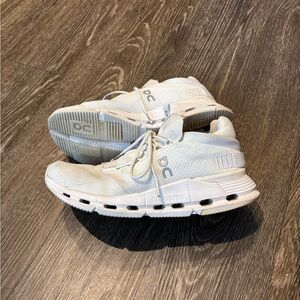 On Cloudnova White Sneakers